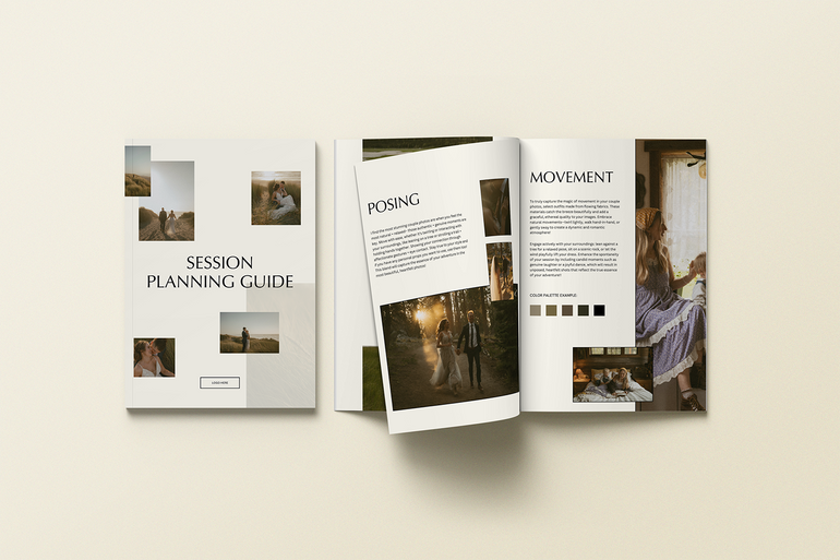 Session Planner Guide Session Planning Guide Canva Template – Dawn Photo Education