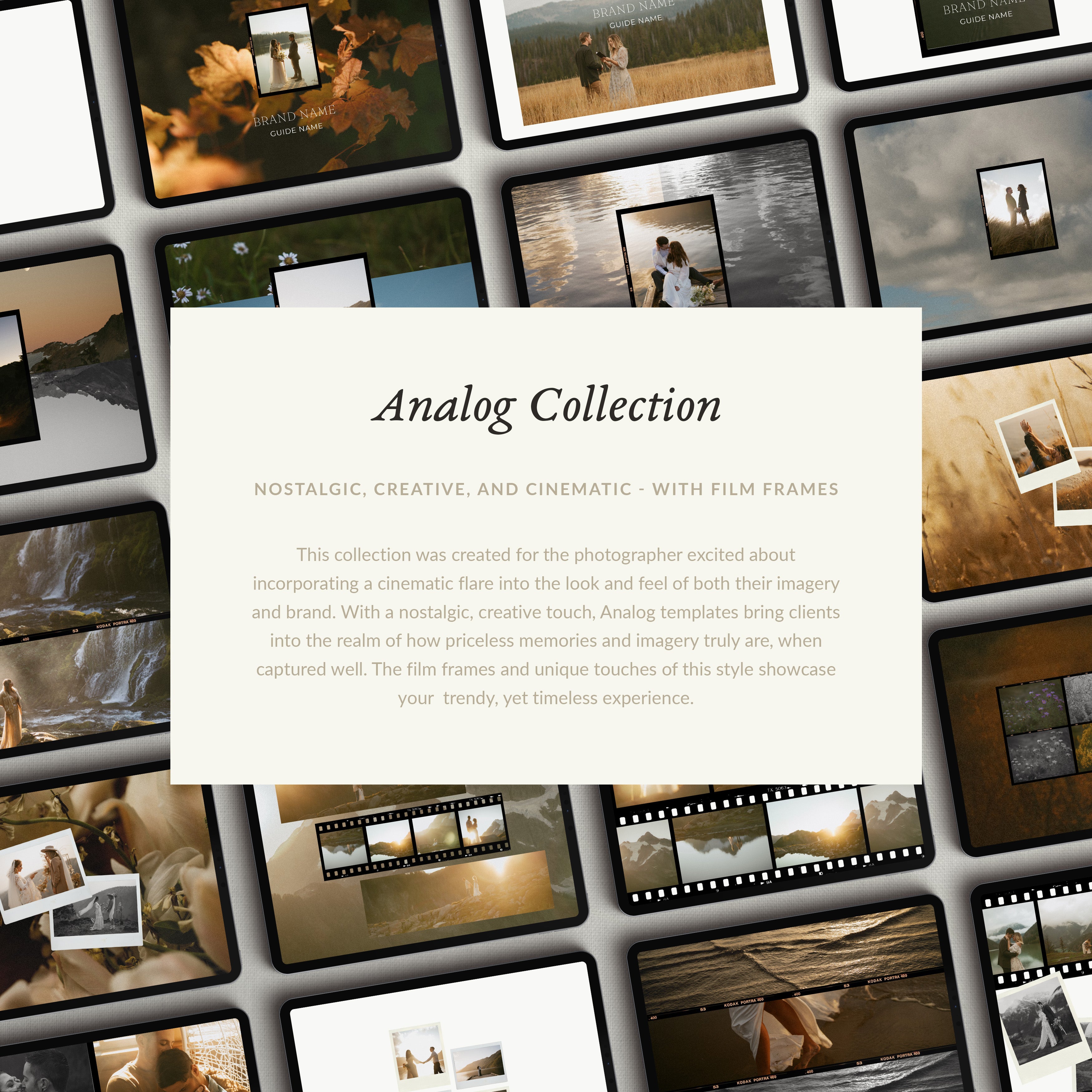 Collage Page Add Ons for Client Guides: Canva Template