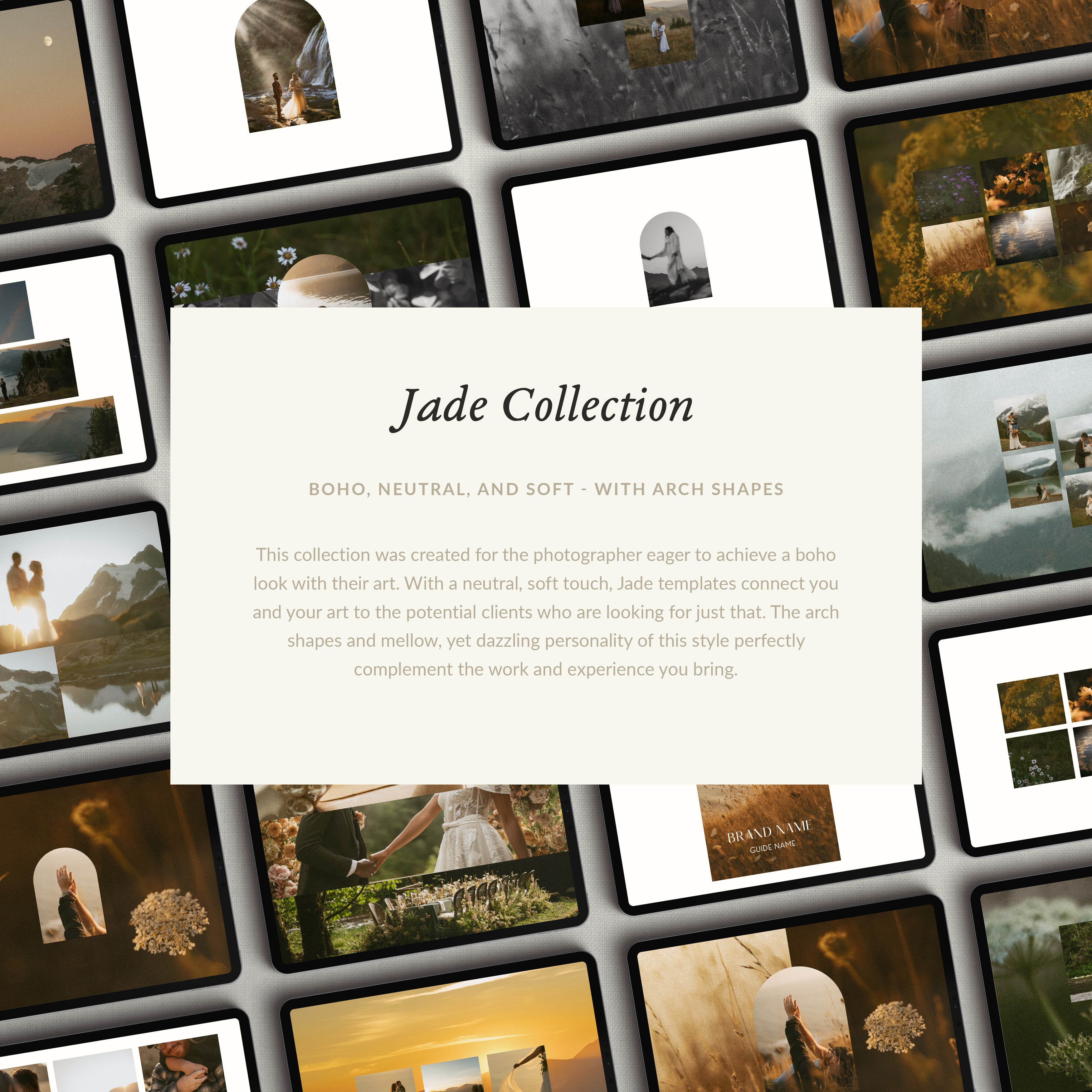 Collage Page Add Ons for Client Guides: Canva Template