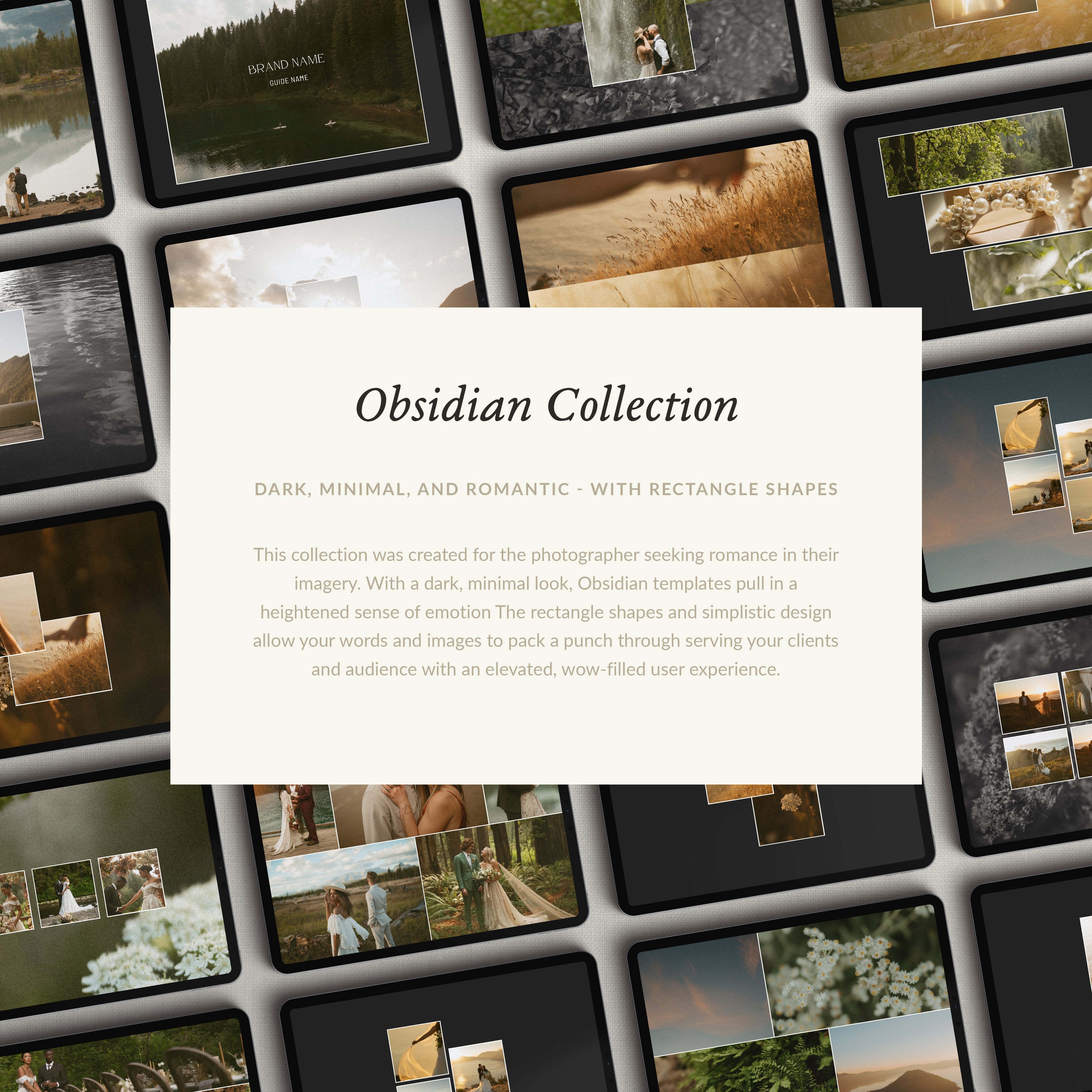 Collage Page Add Ons for Client Guides: Canva Template