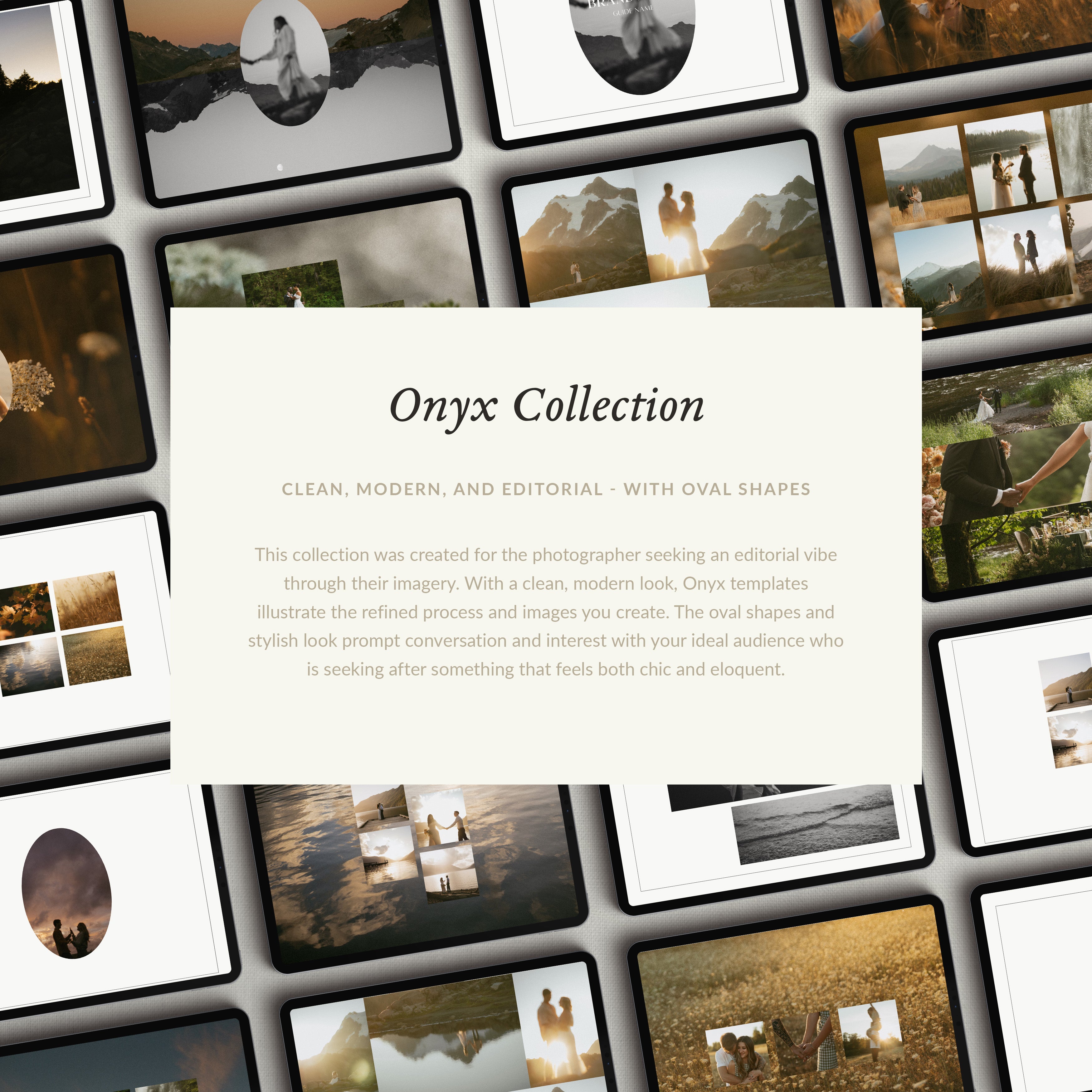 Collage Page Add Ons for Client Guides: Canva Template