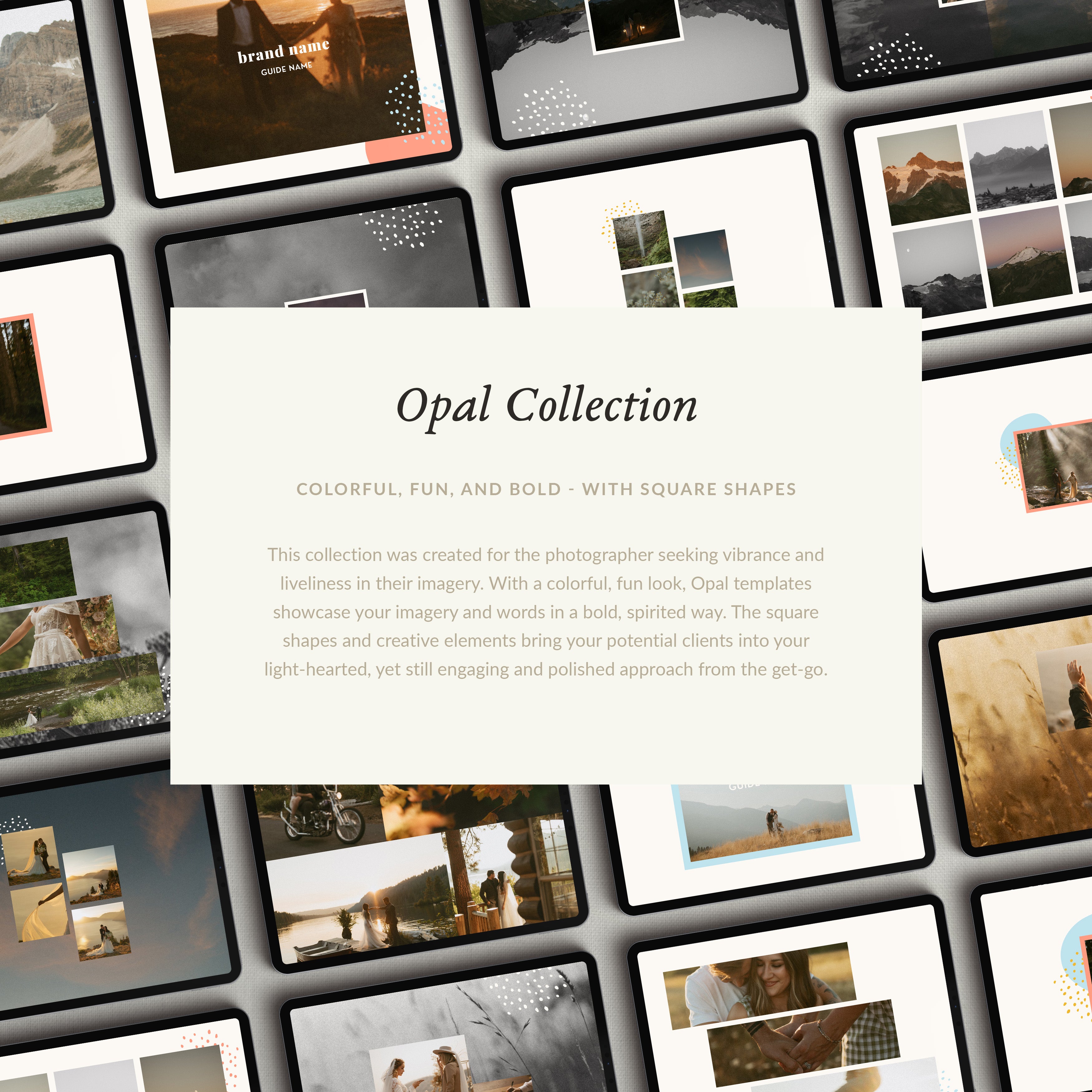 Collage Page Add Ons for Client Guides: Canva Template