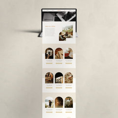 Showit Shop Page Website Template